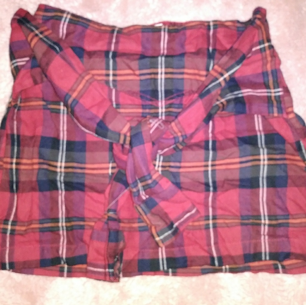 Vans plaid mini skirt